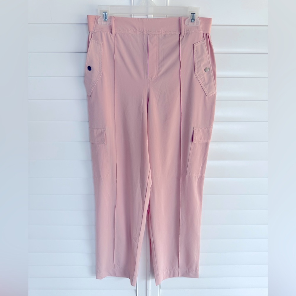 Athleta Vienna Cargo Pant Womens‎ 12 High Rise Wide Leg Lightweight Sz 10
